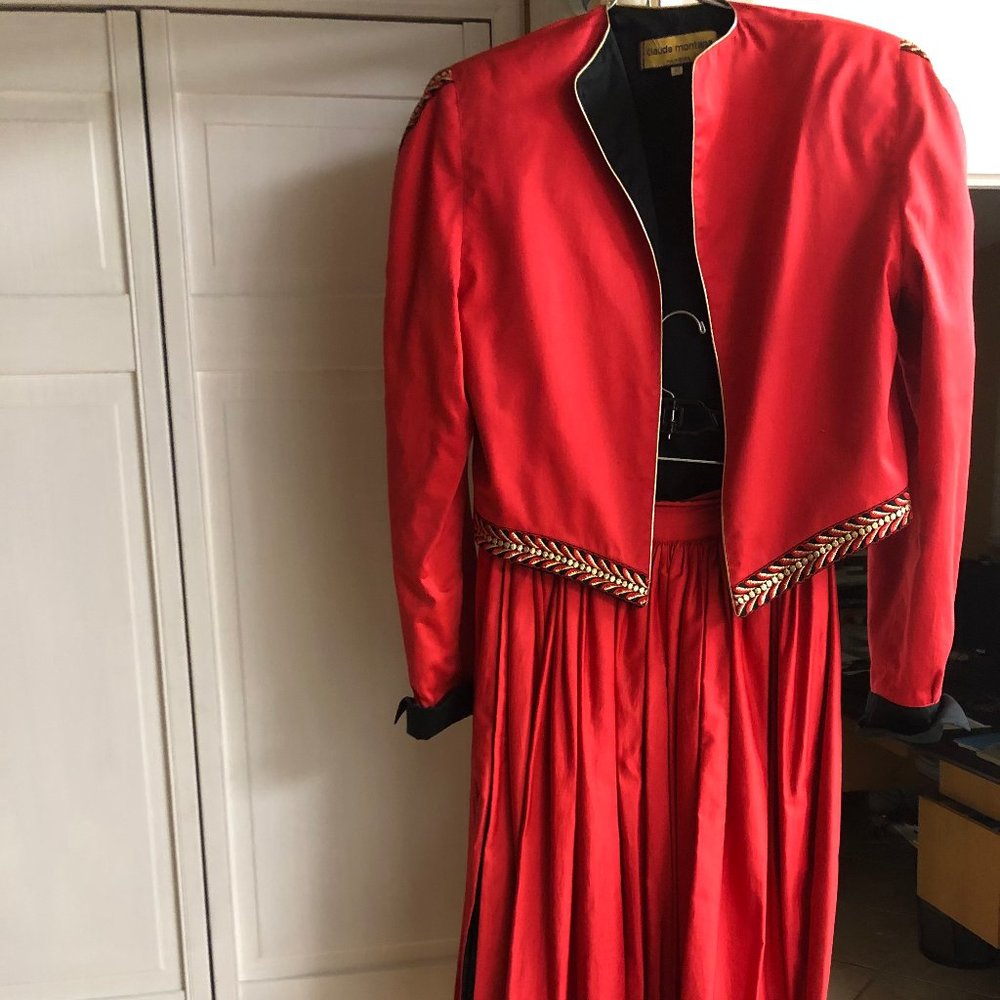 Vintage Claude Montana Skirt and Jacket